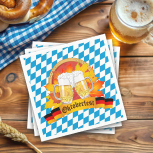 Guardanapo De Papel Festival alemão da cerveja de Oktoberfest
