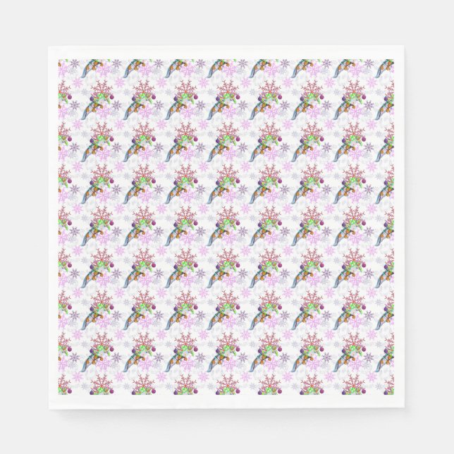 Guardanapo De Papel Festive Axlotl (Frente)