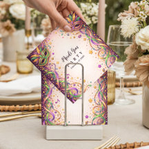 Festive Ribbon Mask Mardi Gras Masquerade