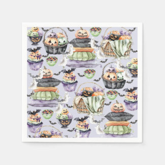Guardanapo De Papel Festivo Halloween Sleepover