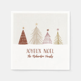 Guardanapo De Papel Festivo Joyeux Noel Natal Folidor Chic