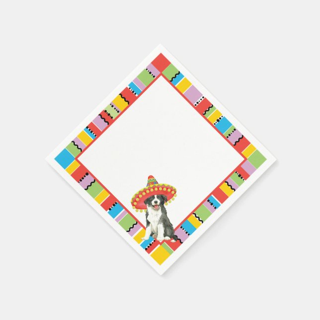 Guardanapo De Papel Fiesta Border Collie (Canto)