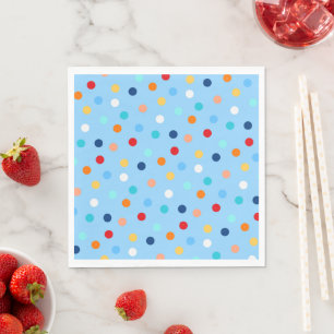 Guardanapo De Papel Fiesta Multicolor Bolinhas Napkin