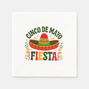 Guardanapo De Papel Fiesta Squad Cinco De Mayo Mexicano Sombrero