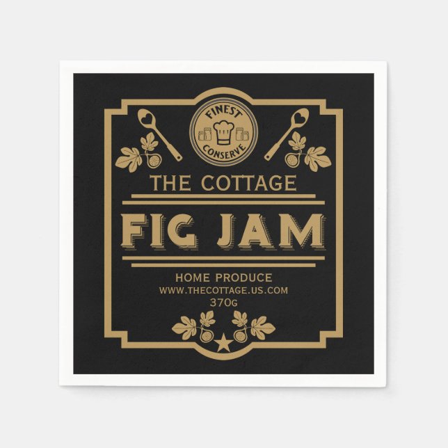 Guardanapo De Papel Fig Jam Seller (Frente)