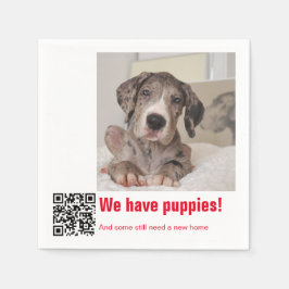 Guardanapo De Papel Filhote de Dogue Alemão à venda