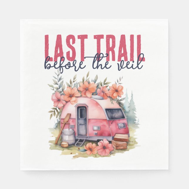 Guardanapo De Papel Fim de Semana da Última Festa de solteira de Trilh (Frente)