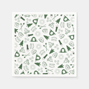 Guardanapo De Papel Fim de Semana de Despedida de Solteira Modern Gree