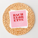Guardanapo De Papel Fim de Semana do Bachelorette Vermelho e Rosa Negr<br><div class="desc">Este acessório rosa,  divertido e ousado vai abraçar seus futuros convidados de festas!</div>