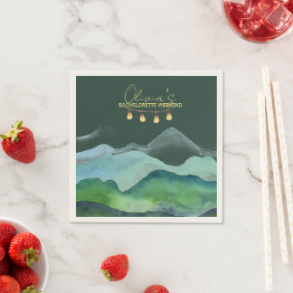 Guardanapo De Papel Fim de semana do Camp Bachelorette