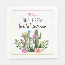 Guardanapo De Papel Final Fiesta Personalized Napkin