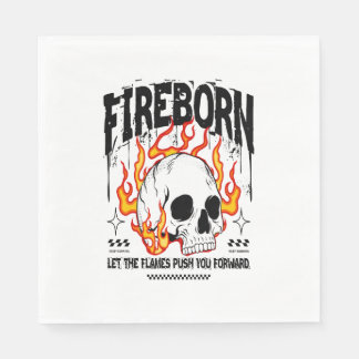 Guardanapo De Papel Fireborn Skull Urban Streetwear