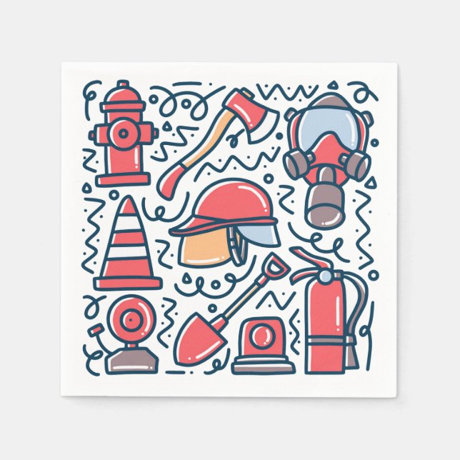Guardanapo De Papel Firefighter Paper (Frente)