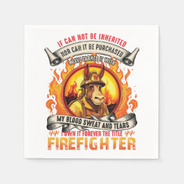 Guardanapo De Papel Fireman Donkey Paper Napkin