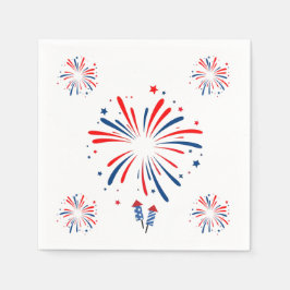 Guardanapo De Papel Firework Napkin