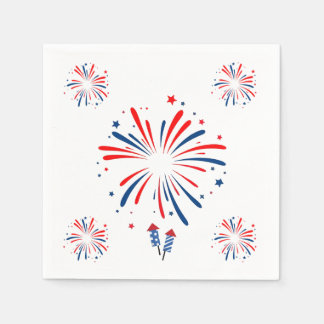 Guardanapo De Papel Firework Napkin