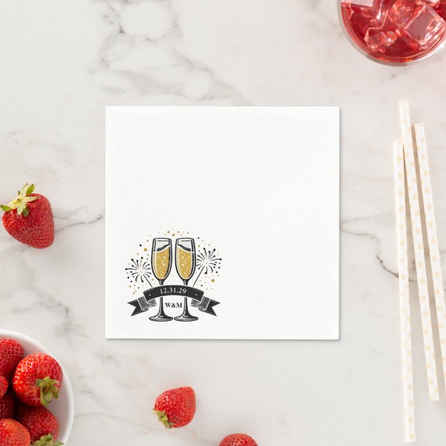 Guardanapo De Papel Fita de Champagne (Insitu)