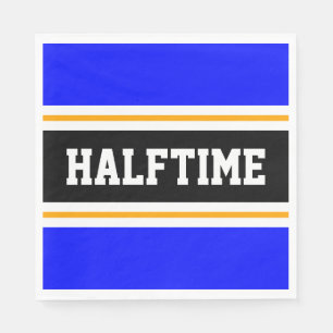 Guardanapo De Papel Fita-HALFTIME Preta-Amarela-Atlética Azul-Amarelo-