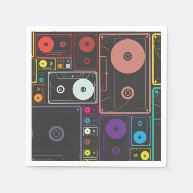 Guardanapo De Papel Fitas de cassete (Frente)