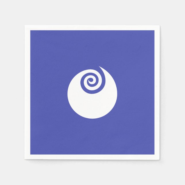 Guardanapo De Papel Flag of Ibaraki Prefecture, Japan  (Frente)