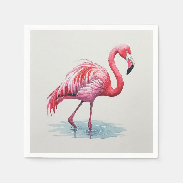 Guardanapo De Papel Flamingo (Frente)