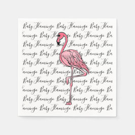 Guardanapo De Papel Flamingo | flamingo cor-de-rosa, ave tropical rosa