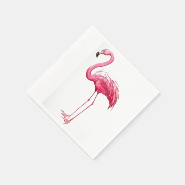 Guardanapo De Papel Flamingo Rosa (Canto)