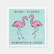 Flamingo, rosa, adiciona nomes e localização