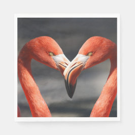 Guardanapo De Papel Flamingoes no Amor