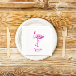 Guardanapo De Papel Flamingos Glory
