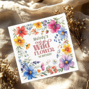 Guardanapo De Papel Fleur silvestre Sauvageon 1º aniversário