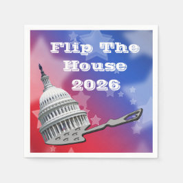 Guardanapo De Papel Flip The House Vote Blue 2026