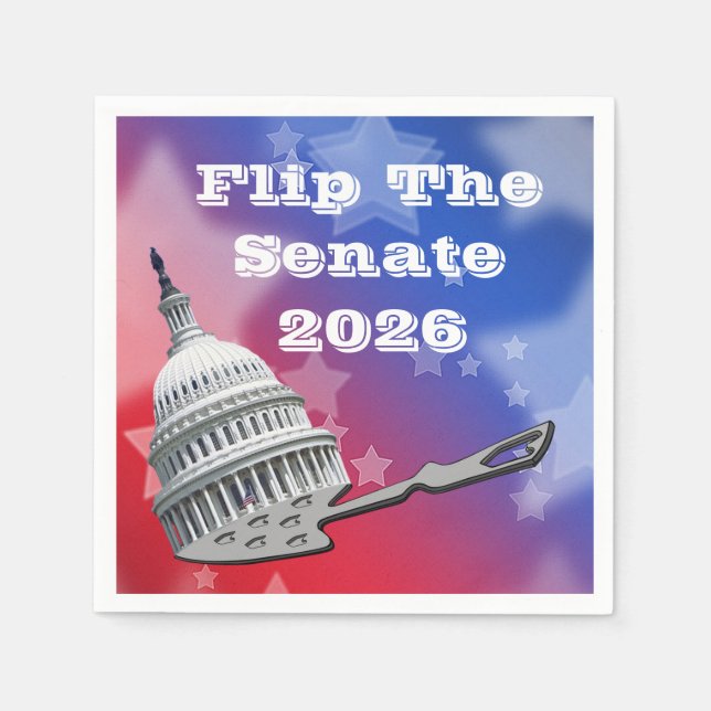 Guardanapo De Papel Flip The Senate Vote 2026 (Frente)