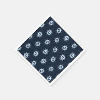 Guardanapo De Papel Floco de Neve Brilhante de Cristal Azul Gélido de 