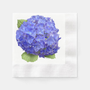Guardanapo De Papel Flor azul do Hydrangea