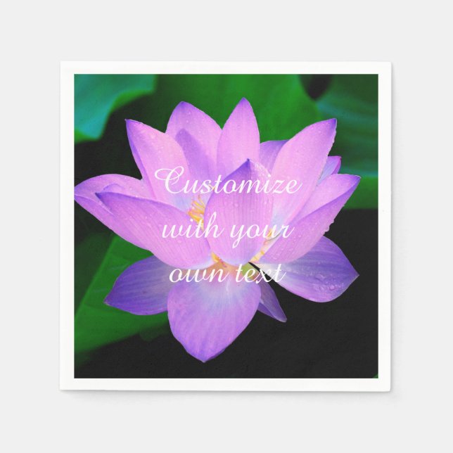 Guardanapo De Papel Flor de Lotus (Frente)