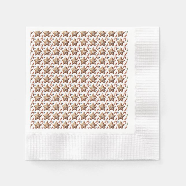 Guardanapo De Papel Flor de Natal Selvagem (Frente)