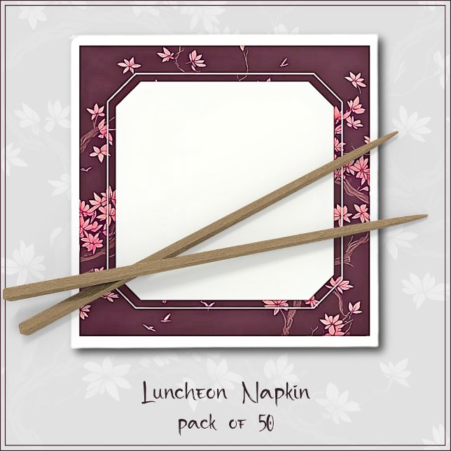 Guardanapo De Papel Flor de Papel Rosa Origami Cereja Flor (Criador carregado)