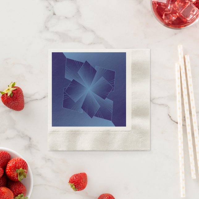Guardanapo De Papel Flor de Sapphire (Insitu)