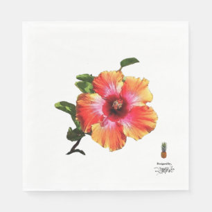 Guardanapo De Papel Flor do hibiscus de HAMbyWG Hawaiin