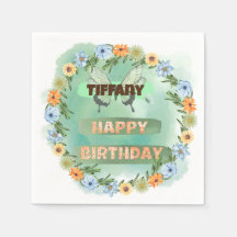 Flor e Borboleta Aniversário