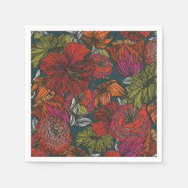 Guardanapo De Papel Flor Medley