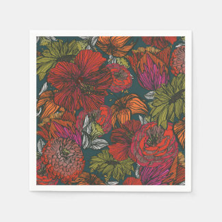 Guardanapo De Papel Flor Medley