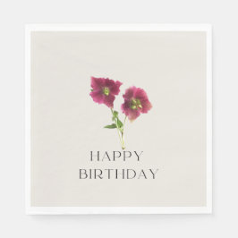 Guardanapo De Papel Flor Moderna