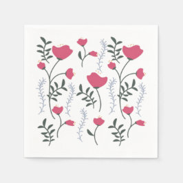 Guardanapo De Papel Flor rosa