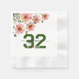 Guardanapo De Papel Flor Selvagem