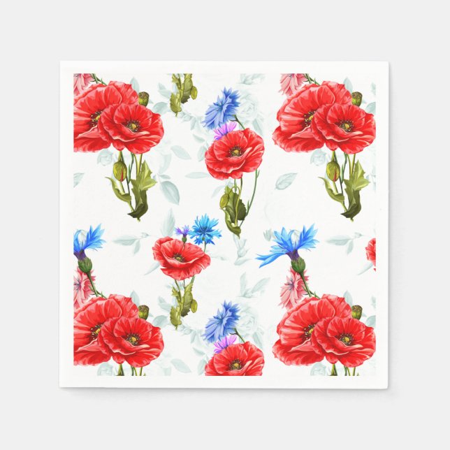 Guardanapo De Papel Floral (Frente)