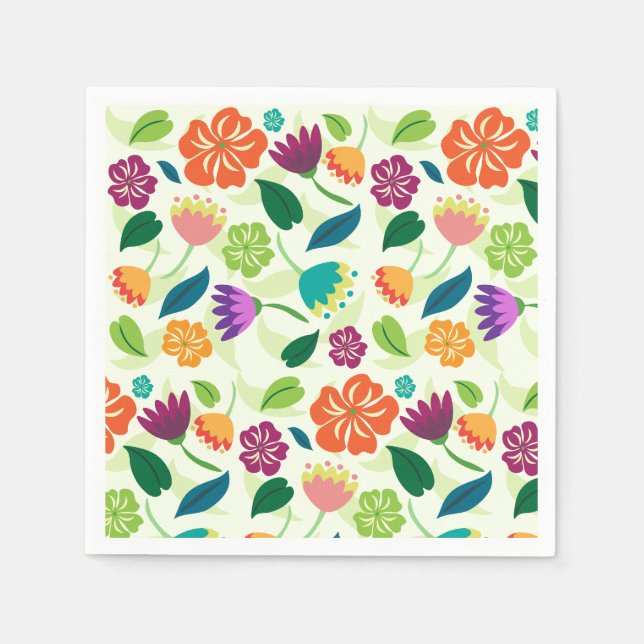 Guardanapo De Papel Floral (Frente)