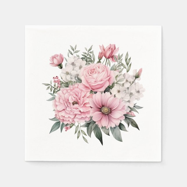 Guardanapo De Papel Floral (Frente)