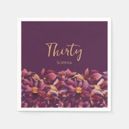 Guardanapo De Papel Floral-